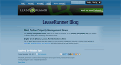 Desktop Screenshot of blog.leaserunner.com